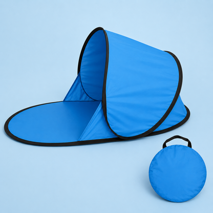 Outdoor Pop up Beach Tent Ultra Light Silver Coating Camping Tent UV Protection Sunshade Instant Sun Shade Shelter for 1 Person